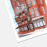 Union Oyster House Boston Watercolor Print