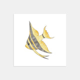Angelfish Watercolor Kids Nursery Art Print