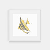 Angelfish Watercolor Kids Nursery Art Print