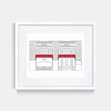 Balthazar Restaurant New York Print