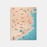 Beach Painting Print Gonzalo Martinez Moreno