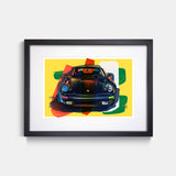 Turbo Print by Stephen Selzler Black Frame