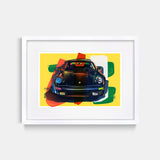 Turbo Print by Stephen Selzler White Frame