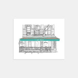 Cafe Mogador of the East Village Art Print