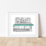 Cafe Mogador of the East Village Art Print