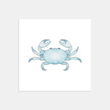 Blue Crab Watercolor Print