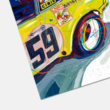 GT Racer Porsche 911 Illustration Print by Stephen Selzler