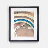 Guggenheim Museum Rotunda Art Print Black Frame
