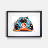 Gulf Le Mans Racer Print