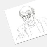 Larry David Illustration Print