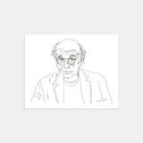 Larry David Illustration Print
