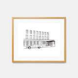 Peter Luger Steakhouse Art Print