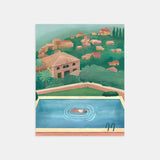 Mallorca Swimming Pool Painting Print