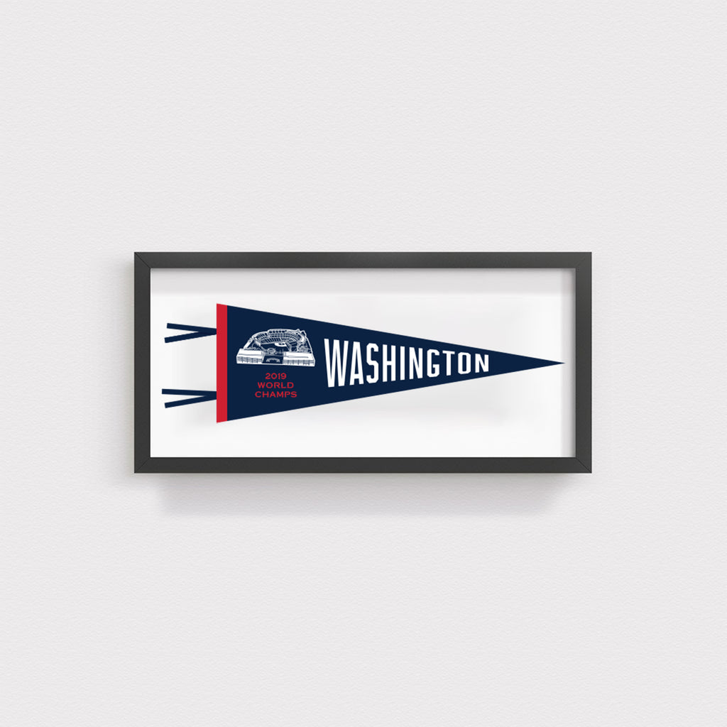 Washington Nationals 2019 World Series Champions 12'' Spirit Size Laser-Cut  Steel Wall Art