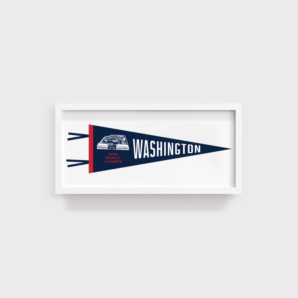 Washington Nationals Official MLB Baseball Premium Felt Collector's Pennant  - Wincraft