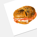Bagel & Lox Print