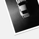 Porsche 911 Turbo B&W Print