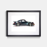 1993 Porsche 964 Turbo Print