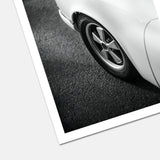 Porsche Fender B&W Print