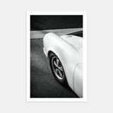Porsche Fender B&W Print