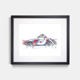 Porsche Martini Art Print by Stefan Saak
