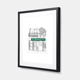 Prince St Pizza Art Print