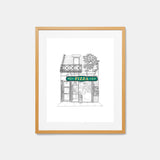 Prince St Pizza Art Print
