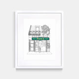 Prince St Pizza Art Print