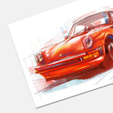 Classic Porsche 911 Red by Stephen Selzler