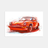 Classic Porsche 911 Red by Stephen Selzler