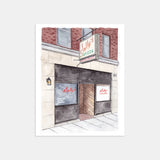 Sally's Apizza New Haven Print