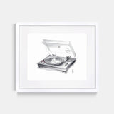 Technics 1200 Turntable Print by Stefan Saak