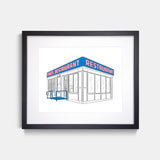 Tom's Restaurant Seinfeld Print