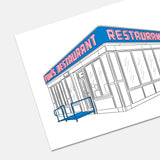 Tom's Restaurant Seinfeld Print