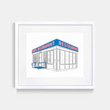 Tom's Restaurant Seinfeld Print
