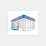 Tom's Restaurant Seinfeld Print