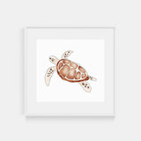 Sea Turtle Watercolor Print