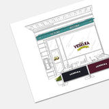 Veselka NYC East Village Print