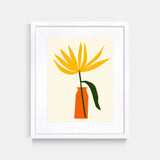Wildflower Art Print White Frame By Jordan Lee