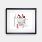 Wo Hop Chinatown NYC Print