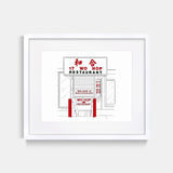 Wo Hop Chinatown NYC Print