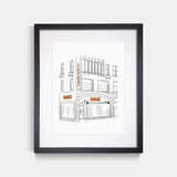Zabar's New York Art Print