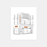 Zabar's New York Art Print