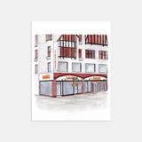 Zabar's New York Watercolor Art Print
