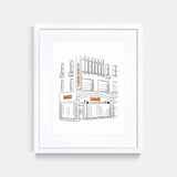 Zabar's New York Art Print