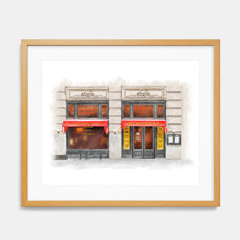 Balthazar New York Watercolor Art Print