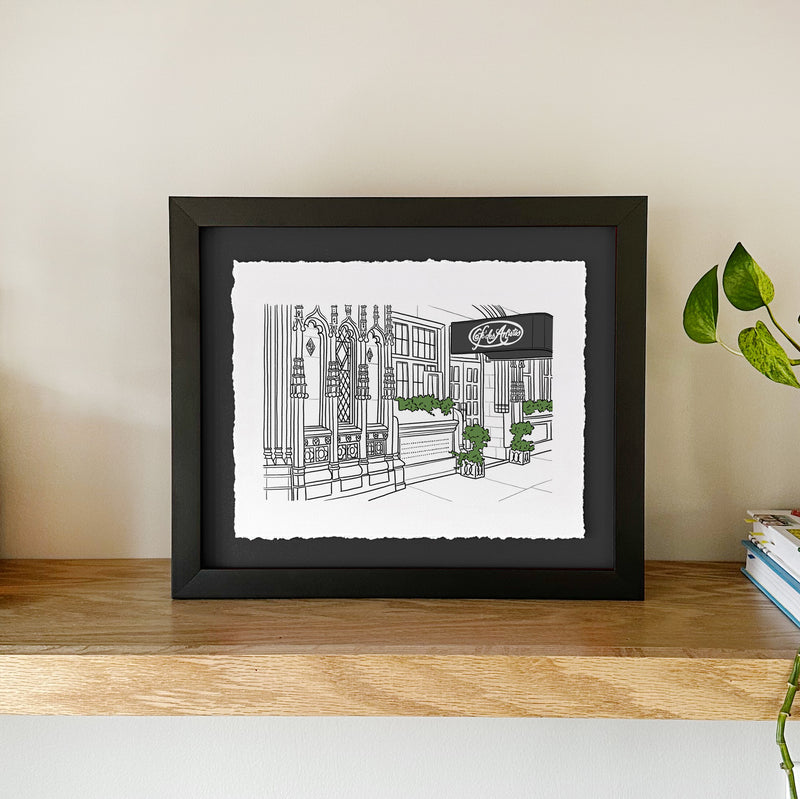 Cafe des Artistes NYC Framed Print