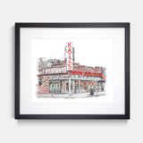 Katz's Deli of New York City Art Print