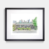 The River Café Brooklyn Watercolor Art Print