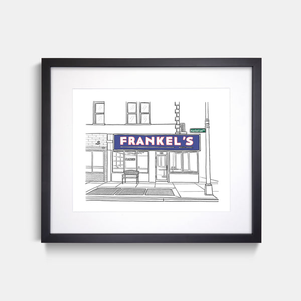 Frankel's Deli New York Art Print